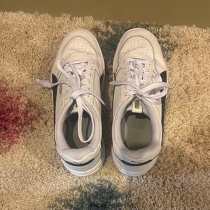 White and Black Sneakers